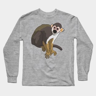 Squirrel Monkey Long Sleeve T-Shirt